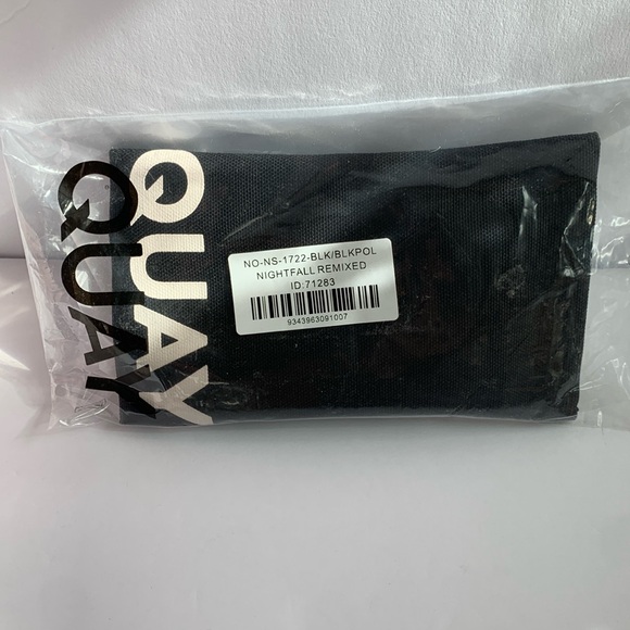 New! QUAY NIGHTFALL REMIXED POLARIZED BLK - Picture 5 of 6